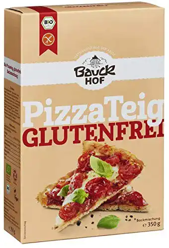 Pizzateig-Backmischung Bauckhof Pizza-Teig, glutenfrei, 4 x 350 g