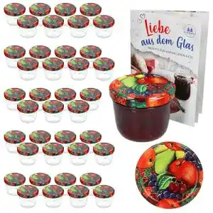 Marmeladenglas MamboCat 40er Set Sturzgläser 230 ml