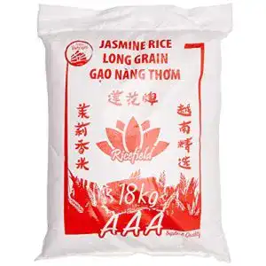 Reis RICEFIELD Jasmin 100%, Langkorn, 18000 g