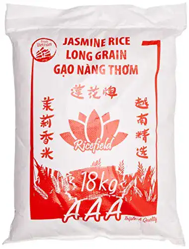 Reis RICEFIELD Jasmin 100%, Langkorn, 18000 g