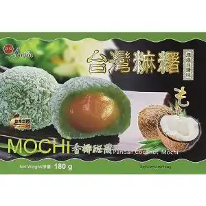 Japanische Süßigkeiten Awon Mochi Kokosnuss Pandan, 180 g