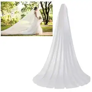 Schleier FRCOLOR Hochzeit Braut, 3M lange Braut Tüll mit Kamm