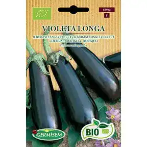 Auberginen-Samen Germisem Aubergine VIOLETA LONGA