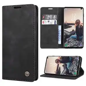Samsung-Galaxy-S10-Hülle RuiPower, Premium Leder PU Flip Case