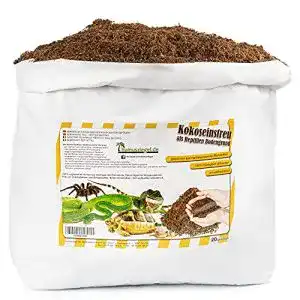 Kokoserde Humusziegel, Terrariensubstrat, lose trocken, 20 L Sack