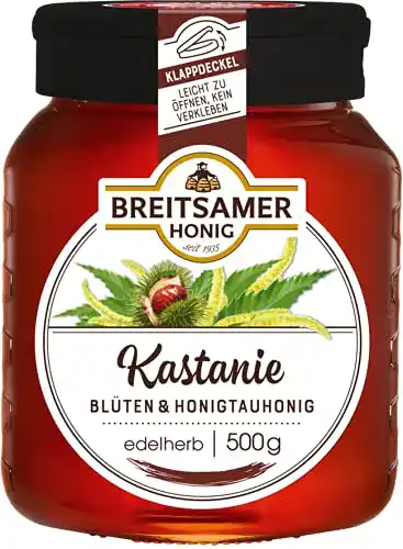 Die beste Breitsamer-Honig Breitsamer Kastanienhonig flüssig, 500 g 2026 Test Bestseller Breitsamer-Honig Breitsamer Kastanienhonig flüssig, 500 g