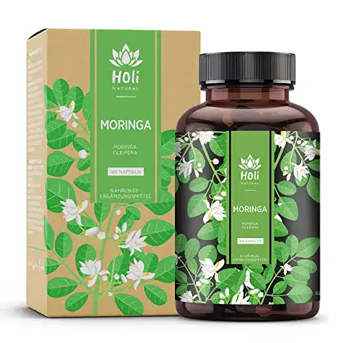 Moringa-Kapseln Holi Natural ® BIO Moringa Kapseln, 180 Kapseln