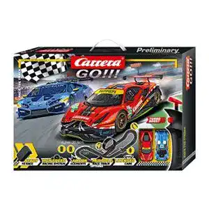 Autorennbahn Carrera GO! Race the Track Rennstrecken-Set