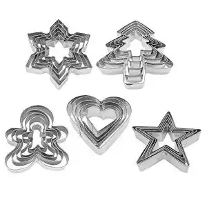 Ausstechformen O-Kinee Weihnachten Ausstecher, 25PCS