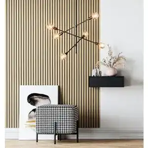 Dämmtapete Newroom Braun Vliestapete Holztapete Skandi