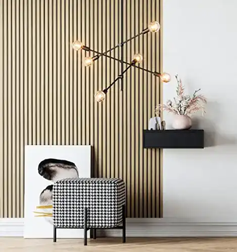 Dämmtapete Newroom Braun Vliestapete Holztapete Skandi