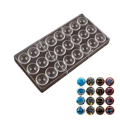 Pralinenform precauti 3D Schokoladenform Halbkugel Formen