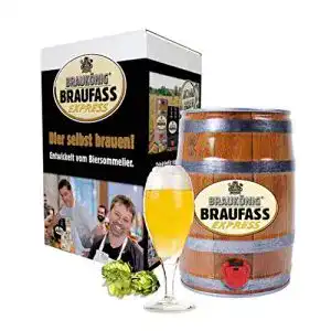 Bierbrauset BRAUKÖNIG ® Braufass Express – Holzfass