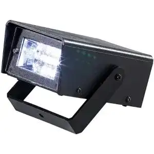 Stroboskop Lunartec : LED-Disco-Strobe mit Batteriebetrieb