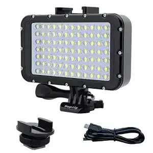 Unterwasserblitz Suptig Unterwasserlichter Tauchlicht 84 LED High