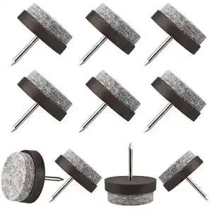 Filzgleiter PERFETSELL 50 Stück Stuhl 21MM Filz Stuhlgleiter Möbel
