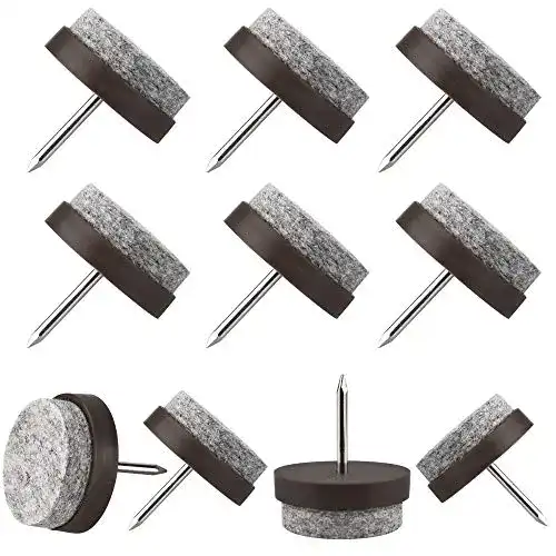 Filzgleiter PERFETSELL 50 Stück Stuhl 21MM Filz Stuhlgleiter Möbel