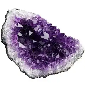 Amethyst-Drusenstück Nupuyai Natürlich Rohstein Unregelmäßig