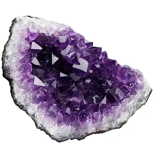 Amethyst-Drusenstück Nupuyai Natürlich Rohstein Unregelmäßig