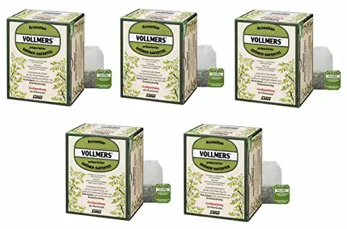 Hafertee Vollmers 5 X Salus präparierter Grüner N – 40 Filterbeutel