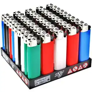 Einwegfeuerzeug BIC BX7 Feuerzeuge F23, 50 Stück, Reibrad