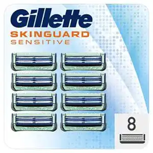 Gillette-Rasierklingen Gillette SkinGuard Sensitive, 8 Ersatzklingen