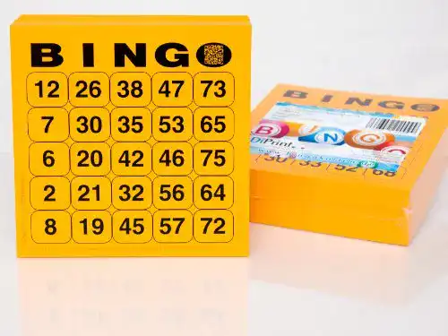 Bingo-Karten DiPrint 200 große Bingokarten für Senioren
