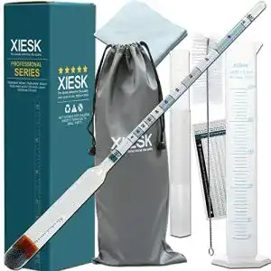 Bierspindel XIESK Professionell Alkoholmeter Hydrometer