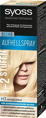Aufhellungsspray Syoss H3 Blond Aufhellspray Stufe 3, 3er Pack
