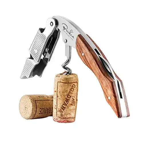 Korkenzieher BENKIA Holz, Gratis Wein-Ratgeber Ebook