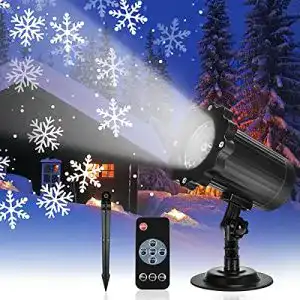 Schneeflocken-Projektor ROVLAK LED mit Fernbedienung IP65