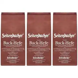 Trockenhefe Seitenbacher Hefe Vorratspack 6x20g