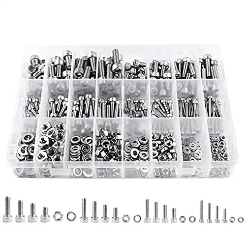 Edelstahl-Schrauben JAYZUUM 552 Stück Schrauben Set