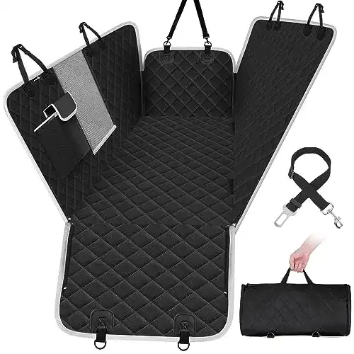 Die beste Hundedecke Rückbank pecute, mit Mesh Fenster 146x136cm 2026 Test Bestseller Hundedecke Rückbank pecute, mit Mesh Fenster 146x136cm