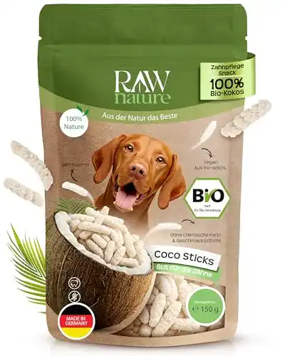 Dental-Sticks für Hunde RAW Nature Kokos-Sticks Hundesnack