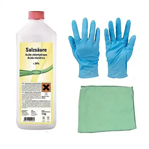 Salzsäure Wilckens 1 Liter inkl. Microfasertuch