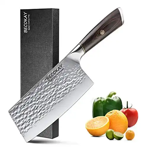 Die beste Chinesisches Kochmesser BECOKAY Hackmesser Antihaft 18cm 2026 Test Bestseller Chinesisches Kochmesser BECOKAY Hackmesser Antihaft 18cm