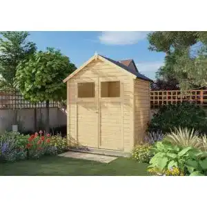 Gartenhaus Alpholz Gerätehaus Alisha aus Fichten-Holz