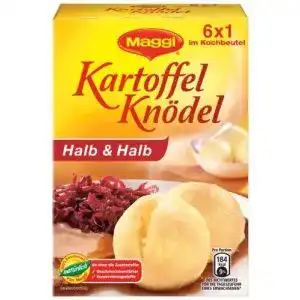 Kartoffelknödel Maggi halb&halb Kochbeutel, 6 x 200 g