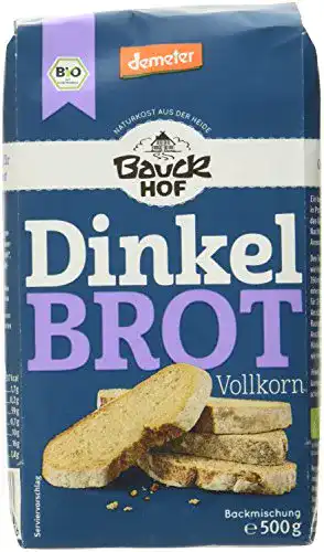 Die beste Brotbackmischung Bauckhof Dinkelbrot Vollkorn, 6 x 500 g 2026 Test Bestseller Brotbackmischung Bauckhof Dinkelbrot Vollkorn, 6 x 500 g