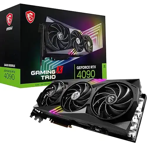GeForce RTX 4090 MSI Gaming X Trio 24G Gaming Grafikkarte