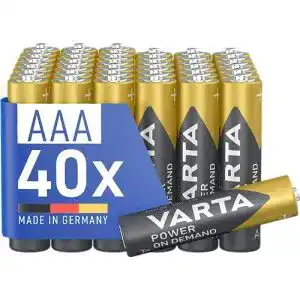 AAA-Batterie Varta Power on Demand AAA Micro, 40er Pack