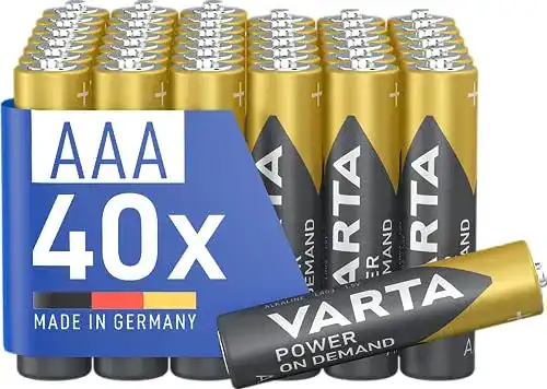 AAA-Batterie Varta Power on Demand AAA Micro, 40er Pack