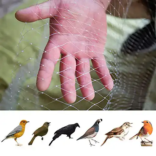 Vogelschutznetz JYCRA Vogelnetz, 4 m x 10 m, Nylon, Gartennetz