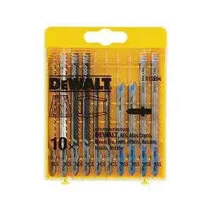 Stichsägeblatt DEWALT HCS -Set (10-tlg., für Holz und Metall)
