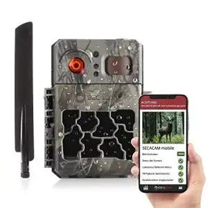 Wildkamera-mit-App SECACAM Pro Plus Mobile LTE 4G Profi
