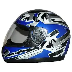 Kinder-Motorradhelm protectWEAR SA03-BL-XS Kinder Integralhelm