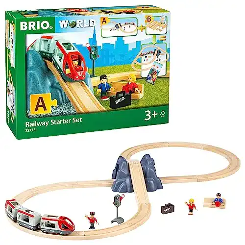 Holzeisenbahn BRIO World 33773 Eisenbahn Starter Set A