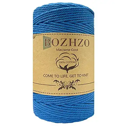 Makramee-Garn BOZHZO Makramee Garn, 3mm x 200m Kordel