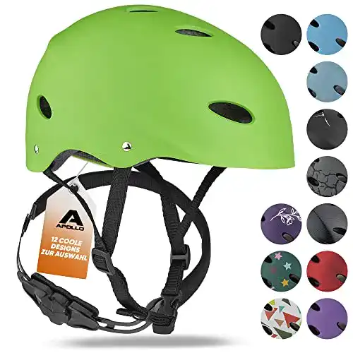 Skaterhelm für Kinder Apollo Skate-Helm/Fahrradhelm – Verstellbar